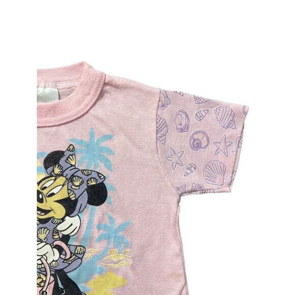 Vtg Mickey and Minnie Beach Shirt The Walt Disney Company Sz 4T - Picture 9 of 14